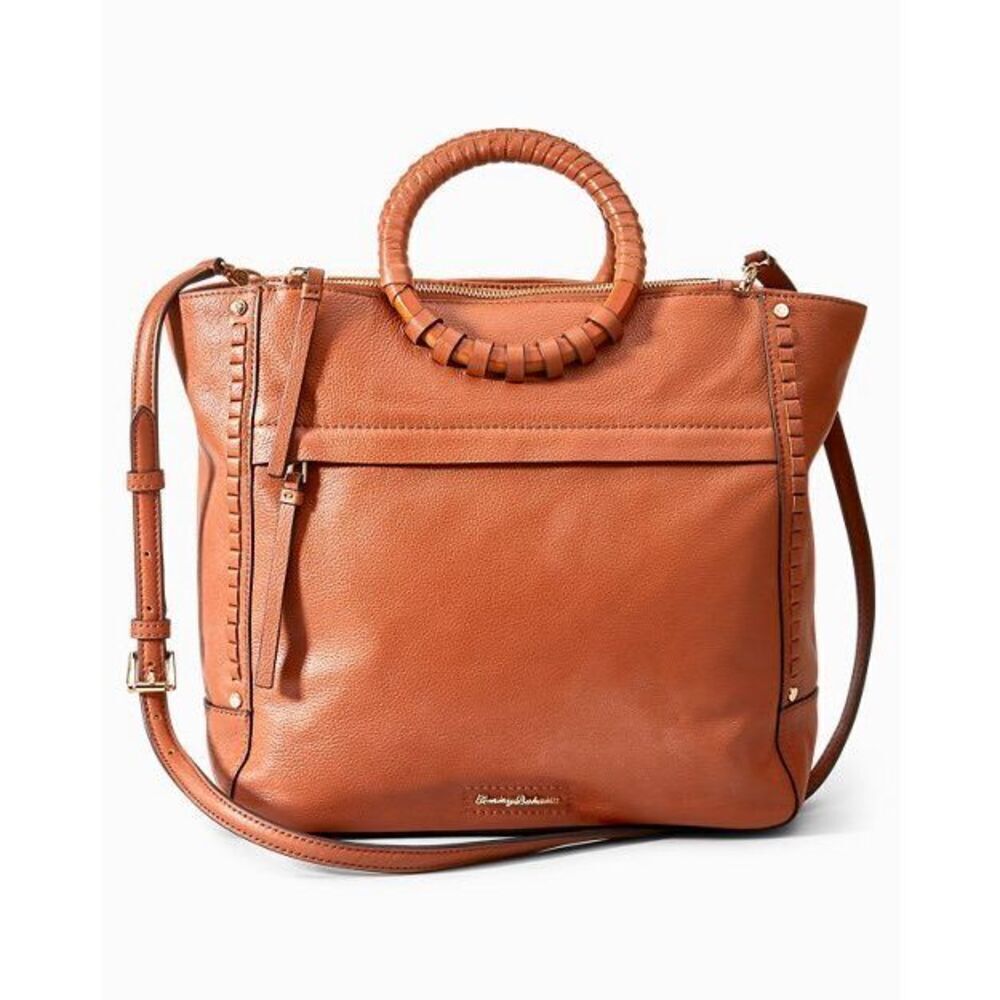 ✨Tommy Bahama Isla Plata Leather Tote✨